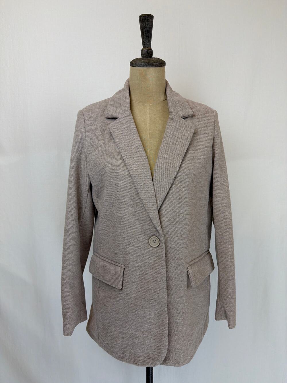 NWT Oat New York Oatmeal Wool Blend  Blazer Small #0624